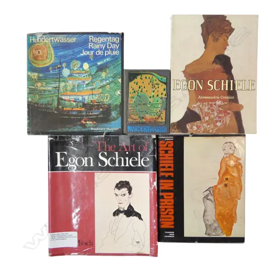 FIVE PUBLICATIONS - AUSTRIAN ART (EGON SCHIELE X 3